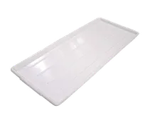 product of Omcan USA 13006 Bakery Display Tray - White Rectangular Plastic, 12" x 30" Size, Heavy-Duty Food Service