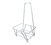 product of Omcan USA 13026 Shopping Hand Basket Stand, 30" Height, 1 Tier, 50 lb - Display Stand