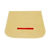 product of Omcan USA 13538 Baker’s Oven Pad - Beige Rectangular 10-3/4" x 10-3/4" Terry Cloth Skull Design