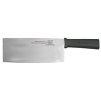 product of Omcan USA 16816 Chinese Cleaver Knife, 8" Stainless Steel Blade, Black Polypropylene Handle