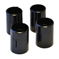 product of Omcan USA 18307 Shelving Clip, Black ABS Plastic Sleeves for Restaurant Shelving