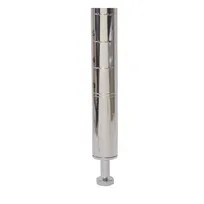 product of Omcan USA 20096 Post – 74” Chrome Finish, NSF Certified, Wire Shelving Post with Leveler, 70-79” Height