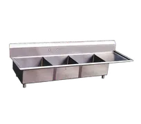 product of Omcan USA 22116 (3) Three Compartment Sink