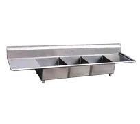 product of Omcan USA 22117 (3) Three Compartment Sink