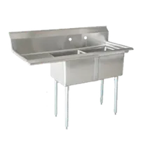 product of Omcan USA 25250 (2) Two Compartment Sink