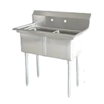 product of Omcan USA 25266 (2) Two Compartment Sink
