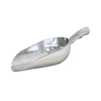 product of Omcan USA 27680 Ice Scoop - 12 Oz, Round Bottom, Solid Aluminum Construction