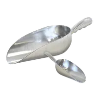 product of Omcan USA 27681 Aluminum Solid Round-Bottom Ice Scoop, 24 oz, Kitchen Tool