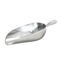 product of Omcan USA 27684 Aluminum Ice Scoop, 85 Oz, Round-Bottom Solid Design, Kitchen Tool