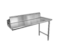 product of Omcan USA 28473 26" S.Steel Straight Dishtable - 10" Splash Height, 18‑Gauge / Right Side