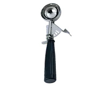 product of Omcan USA 34847 Ice Cream Scoop, 1-1.8 Oz, Thumb-Press, Stainless Steel with Black Plastic Handle