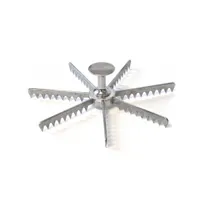 product of Omcan USA 34862 Pie and Cake Marker, 9" Diameter Skull Design, 7‑Slice Metal Tool for Cutting