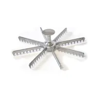product of Omcan USA 34863 Pie Marker, 9" Diameter, 8‑Slice Metal Skull Professional Design