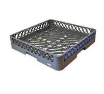 product of Omcan USA 37388 Dishwasher Rack, Full Base, 19-1/4" x 19-1/4" x 4", Gray Plastic