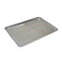 product of Omcan USA 39532 Perforated Bun and Sheet Pan, 13" x 18" Half-Size, 20-Ga Aluminum, Uncoated