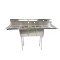 product of Omcan USA 39764 (3) Three Compartment Sink