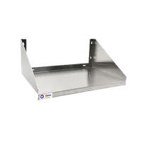 product of Omcan USA 40213 - 300 Series 18/304 Stainless Steel Microwave Shelf, 30"W x 20"D x 14"H, Wall Mount, NSF