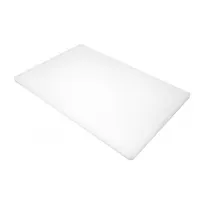 product of Omcan USA 41196 Plastic Cutting Board, 12" x 18" x 1/2" White, Dishwasher Safe, USDA FDA NSF