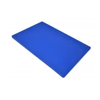 product of Omcan USA 41197 Plastic Cutting Board, 12" x 18" x 1/2" Blue, DishwasherSafe, USDA FDA NSF