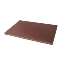 product of Omcan USA 41205 - Rigid Cutting Board, 15" x 20" x 1/2" Brown, Dishwasher Safe, USDA FDA NSF