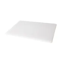 product of Omcan USA 41208 Plastic Cutting Board, 18" x 24" x 1/2" White, Dishwasher Safe