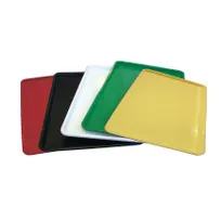 product of Omcan USA 41347 Bakery Display Tray, Red Plastic, 18" x 26" , Perfect for Meat & Pastry