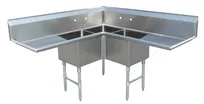 product of Omcan USA 43073 (3) Three Compartment Sink