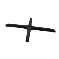 product of Omcan USA 43153 Table Base, metal, 22" x 22" cross-shaped, black, for use with column #43206