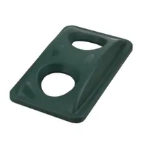 product of Omcan USA 43302 Recycling Container Lid, 20‑Gallon Green Polypropylene for Bottle & Can Recycle Bins