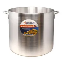 product of Omcan USA 43374 Stock Pot - 80 Qt, 19-3/4" Dia x 17" H, Dual Handles, Aluminum, NSF