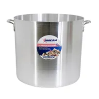product of Omcan USA 43375 Stock Pot - 100 Qt, 20" Dia x 17.7" Deep, Aluminum, Dual Handles, NSF
