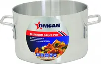 product of Omcan USA 43392 Sauce Pot, 20 Qt, 12.9" X 9" Aluminum, Dual Riveted Handles, NSF