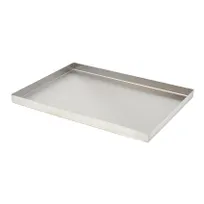 product of Omcan USA 43516 - 6" x 24" x 1" Stainless Steel Food Pan with Corner Drain Holes, 1" Depth
