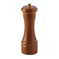 product of Omcan USA 43666 Pepper Mill – 6" Dark Italian Beech Wood, 15 cm Tall, Italian Design