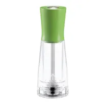 product of Omcan USA 43699 Salt Mill – 6" Green, Beech Wood & Acrylic Base, Conic Mechanism, 20‑yr Guarantee