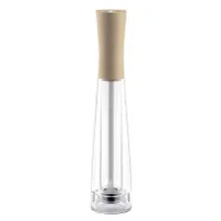 product of Omcan USA 43701 - Tosca Salt Mill, 10" Tall, Wood & Acrylic, 20‑Year Guarantee, Made in Italy