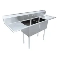 product of Omcan USA 43767 (2) Two Compartment Sink