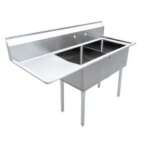 product of Omcan USA 43779 (2) Two Compartment Sink