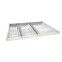 product of Omcan USA 44114 Rectangular Tray, 28-1/2" x 16-3/4" x 2" 3 16" x 2" Dividers, 18-Gauge Stainless Steel