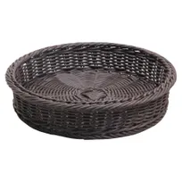 product of Omcan USA 44295 - 15" Round Rattan Basket Display Stand, 3 Tiers, Wicker, Poly/Wire, 44294 Compatible