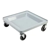 product of Omcan USA 44356 Gray Polypropylene Dish Rack Dolly, No Handle, Plastic Construction, Glass Rack Transport