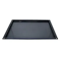 product of Omcan USA 44363 Commercial Roasting Pan, GN 1/1, 21" x 13" x 1" (1mm) Granite Enamel