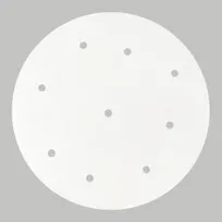 product of Omcan USA 44476 Hamburger Patty Paper, 5" Round, Perforated, Wax Coated, 500pcs/Pack – Restaurant Meat Prep