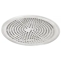 product of Omcan USA 44552 Pizza Pan - 14" Round Perforated Aluminum Tray, Even Heat Baking