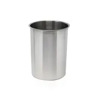 product of Omcan USA 44652 Bain Marie Pot, 1.25 Qt, 5.25" Dia x 6" Deep, Stainless Steel