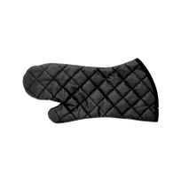 product of Omcan USA 46345 Oven Mitts, 15" Charcoal Cotton, Flame-Retardant, Heat-Resistant 428°F, Skull Design