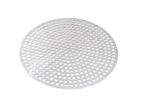 product of Omcan USA 46743 Commercial Pizza Pan, 12" Round Perforated Aluminum Tray, Ideal For High-Heat Baking