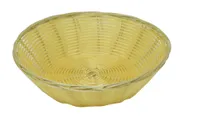product of Omcan USA 47195 Natural Woven Food Display Basket, 9" Diameter x 2.75" Width, Round