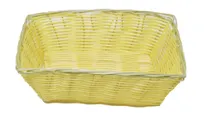 product of Omcan USA 47198 Natural Woven Food Display Basket, Rectangular, 9" D x 6.25" W x 2.75" H