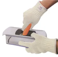 product of Omcan USA 47255 Cut-Resistant Reversible 5-Finger Glove, Small Size, Red Band, Cut Protection